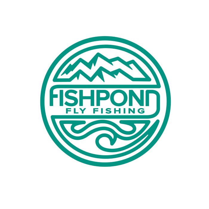 Fishpond Thermal Die Cut Sticker in Headwaters Aqua